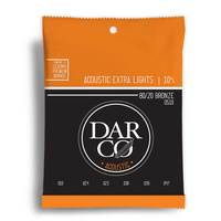 Darco Acoustic 80/20 Bronze Extra Light Guitar String Set (10-47)