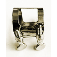 J.Michael Metal Clarinet Ligature in Chrome Finish