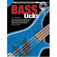 Progressive Bass Licks Book/CD