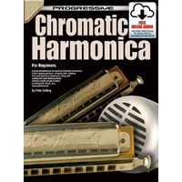 Progressive Chromatic Harmonica Book/Online Audio