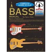 Progressive Complete Learn To Play Bass Manual Book/Online Audio