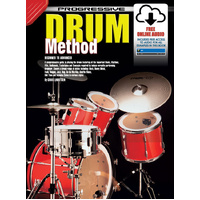 Progressive Drum Method Book/Online Video & Audio