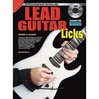 Progressive Lead Guitar Licks Book/CD