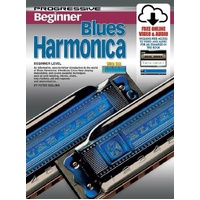 Progressive Beginner Blues Harmonica Book/Online Video & Audio