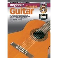 Progressive Beginner Classical Guitar Book/CD/DVD