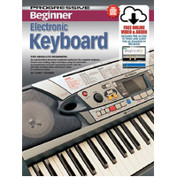 Progressive Beginner Electronic Keyboard Book/Online Video & Audio