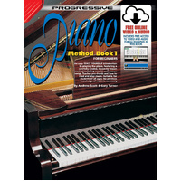 Progressive Piano Method  Book 1 Book/Online Video & Audio