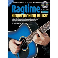 Progressive Ragtime Fingerpicking Guitar Book/CD