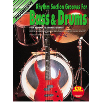 Progressive Rhythm Section Grooves for Bass & Drums Book/CD