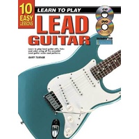 10 Easy Lessons Learn To Play Lead Guitar Book/CD/DVD