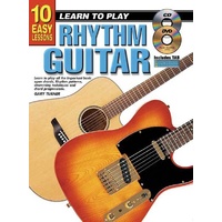 10 Easy Lessons Learn To Play Rhythm Book/CD/DVD