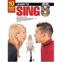 10 Easy Lessons Learn To Play Singing Book/CD/DVD