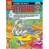 10 Easy Lessons Learn To Play Keyboard for The Young Beginner Book/CD/DVD