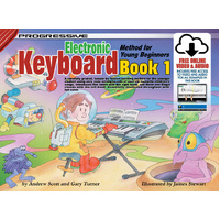 Progressive Keyboard Book 1 for Young Beginners Book/Online Video & Audio