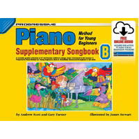 Progressive Piano Method for Young Beginners Supplementary Songbook B Book/Online Audio