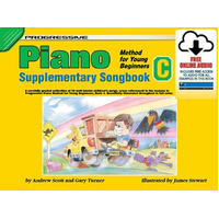 Progressive Piano Method for Young Beginners Supplementary Songbook C Book/Online Audio