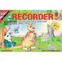 Progressive Recorder Book 1 for Young Beginners Colouring Book/CD/DVD