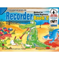 Progressive Recorder Book 2 for Young Beginners Book/Online Video & Audio