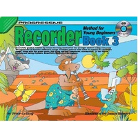 Progressive Recorder Book 3 for Young Beginners Book/CD