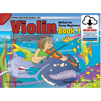 Progressive Violin Method Book 1 for Young Beginners Book/Online Audio