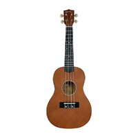 Kealoha Wooden Coloured Series Concert Ukulele with Bag in Natural Satin Finish