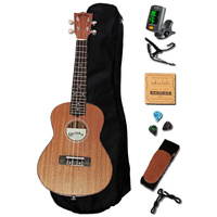 Kealoha KU Series Concert Complete Ukulele Package