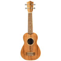 Lanikai Acacia Solid Top Series Soprano Ukulele in Natural Satin Finish