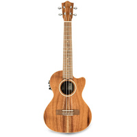 Lanikai Acacia Solid Top Series Tenor AC/EL Ukulele in Natural Satin Finish