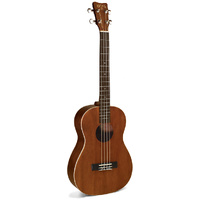 Kohala Akamai Series AC/EL Baritone Ukulele in Natural Satin Finish