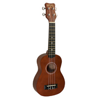 Kohala Akamai Series Soprano Ukulele in Natural Satin Finish with Binding