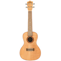 Lanikai Flamed Maple Series Concert Ukulele in Natural Satin Finish