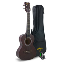 Kohala Concert Ukulele Player's Pack with Ukulele in Natural Satin Finish