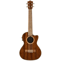 Lanikai Mahogany Series All Solid Tenor AC/EL Ukulele in Natural Gloss Finish