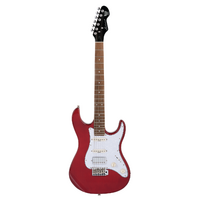 Levinson Sceptre Ventana Deluxe Series Electric Guitar in Red