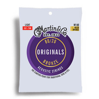 Martin Originals 80/20 Bronze Light Guitar String Set (12-54)