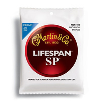 Martin SP Lifespan 92/8 Phosphor Bronze Medium Guitar String Set (13-56)