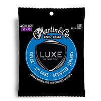 Martin Luxe Series Kovar SP Nickel Cobalt Custom Light Guitar String Set (11-52)