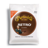 Martin Retro "Laurence Juber" Medium Light Guitar String Set (13-56)