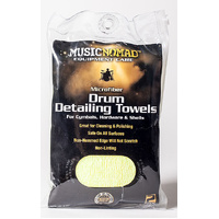 Music Nomad Microfiber Drum Detailing Towels 2-Pack