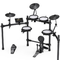 NU-X DM210 Portable 8-Piece Electronic Drum Kit with All Mesh Heads