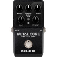 NU-X Core Series Metal Core Deluxe MK-II Distortion Effects & Preamp Pedal