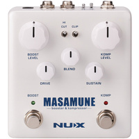 NU-X Verdugo Series Masamune Analog Compressor & Booster Pedal