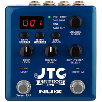 NU-X Verdugo Series JTC Drum & Loop Pro Dual Switch Looper Pedal