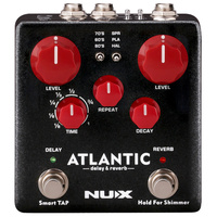 NU-X Verdugo Series Atlantic Multi Delay & Reverb Effects Pedal