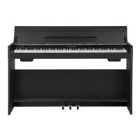 NU-X WK310 Upright 88-Key Digital Piano with Flip-Top in Black Finish