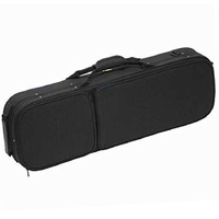 Carlo Giordano Semi-Hard Oblong 4/4 Size Violin Case in Black