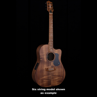 Pratley Classic Series Dreadnought Cutaway Model Solid Blackwood Top, Solid Blackwood B/S - 12 String