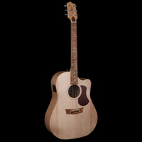 Pratley Entertainer Series Dreadnought Cutaway All Solid Maple B/S / Bunya Top w/pickup