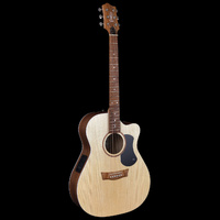 Pratley Classic Series OM Cutaway Model Solid Spruce Top, Solid Blackwood B/S