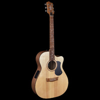 Pratley Classic Series OM Cutaway Model Solid Spruce Top, Solid Maple B/S